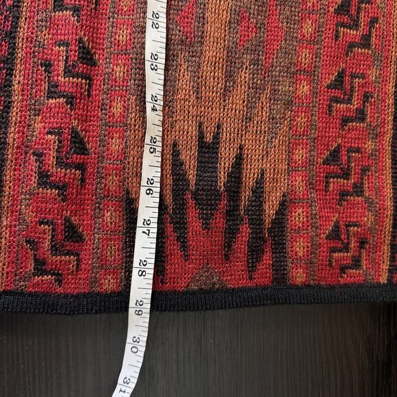 Peruvian Perfection Skirt Womens XL Alpaca Knit Hand Made Peru Southwestern Boho - Picture 9 of 10